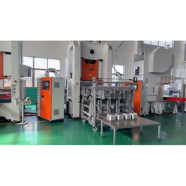 80 Ton Precise Steel Automatic Aluminum Foil Plate Making Machine