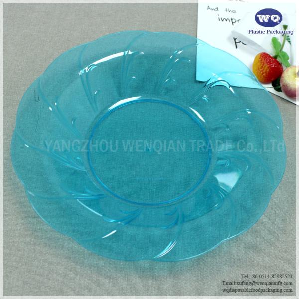 8 Inch Round Disposable Flaired Disposable Salad Bowls-Microwave Safe Pp Bowl Plastic disposable Serving Bowls colorful