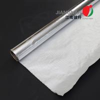 Le tissu enduit en aluminium isolé a stratifié le tissu ignifuge de fibre de verre de petit pain
