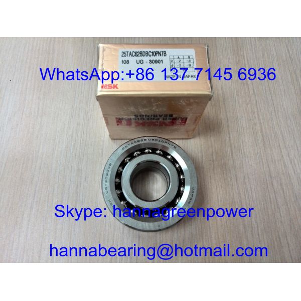 25TAC62BDBC10PN7B Подшипник для поддержки шарового винта / угол соприкосновения 60° Подшипник шпинделя 25x62x30 мм