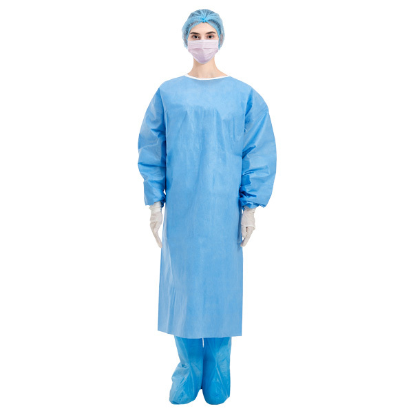Haixin TG011R-r Sterile Reinforced Surgical Gown with SMMS Non-woven Fabric and CE Certification