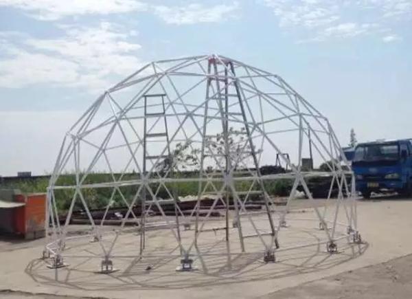 Sun Shade Beach Geodesic Dome Tent With 850 Gsm PVC Coated Fabric