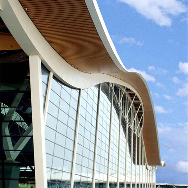 White Color Aluminum Metal Ceiling Linear U85 Shaped 0.6mm Thickness