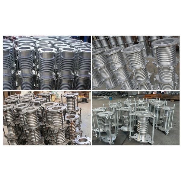 ANSI 150LB Stainless Steel Metal Exhaust Compensator Reinforced Metallic Expansion Bellows