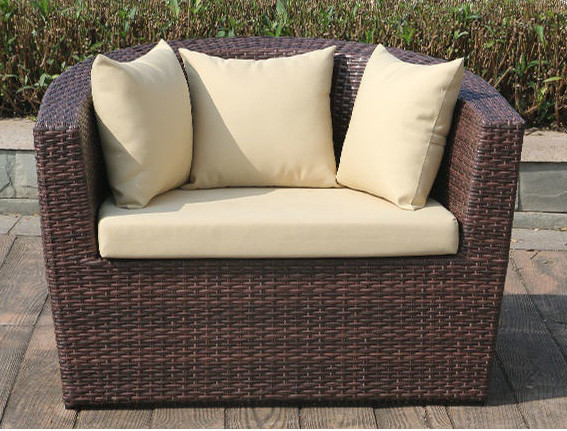 Outdoor Rattan Sofa Set Wicker Furniture Mirror Outdoor Sofa  980x600x410mm