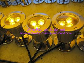 Stainless Steel Underwater Fountain Lights Screws Under Or On Cover Choosing LED 3W