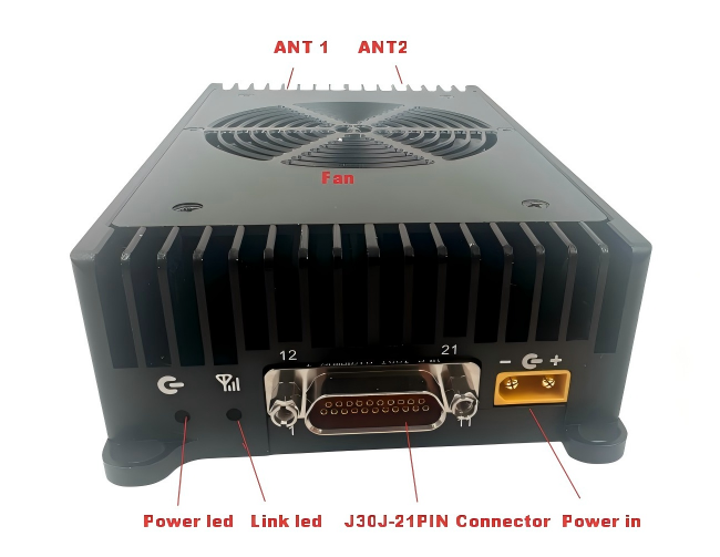 Long Range Video Transmitter For FPV Drone And UAV Flying With J30J-21PIN Port