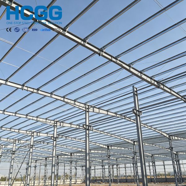 Modular Energy Efficient Pre Engineered Steel Storage Warehouse Hot Dip Galvanized Kit Fast Assembly Bolt Connection