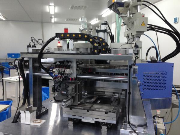 Integrated production line for common blood collection needles with high production efficiency, high quality and fast run rate