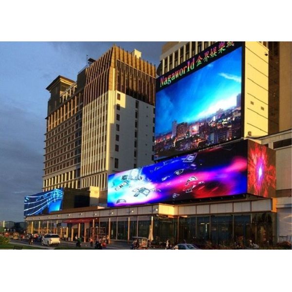 High Contrast P6 Outdoor Led Screen , Roadside Led Display 192*160 Pixels