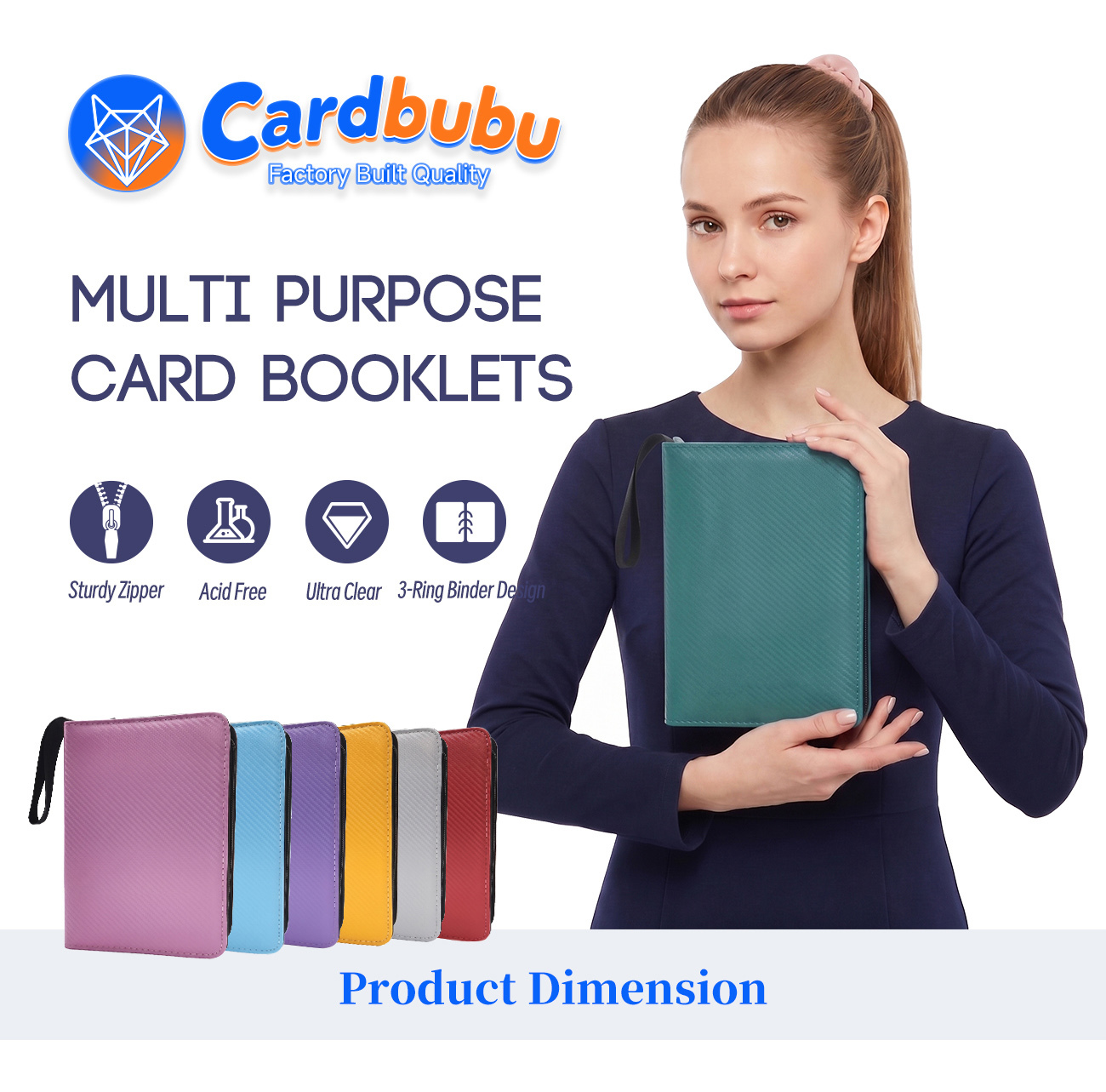 400 Pockets Pu Card Binder MTG TCG  Sports Cards  Pokemon Card Folder