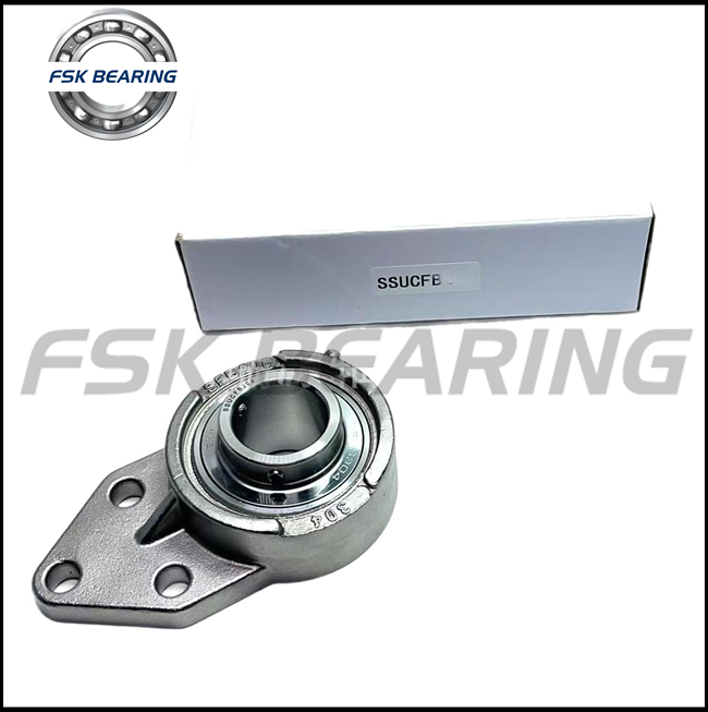 Stainless-housed SSUCFB206 Corrosion-resisted Rigidity-boosted 30*62*38.1mm Hanging-fit unit
