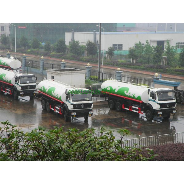 Beiben AWD off road Steel  Water Tanker Truck 6x6 With Water  Pump Bowser  For Transport Clean Drinking Water 16-18cbm