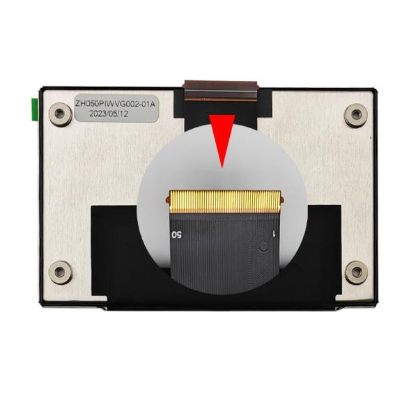 Custom 5 Inch Wide Temperature LCD Display Module 1000nits Optional Touch Panel