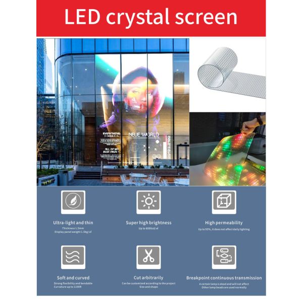 écran de film cristal LED