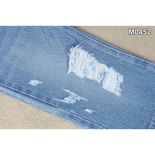 11.5 Once Non-Spandex Cotton Denim Fabric 70'' Width Super Dark Blue Jeans Fabric