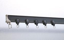 Window Decorative Curved Silent Curtain Track Manual Aluminum Metal Material