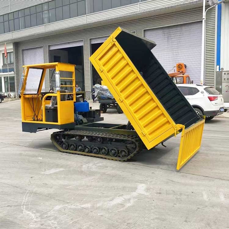4 тонны садовничают сброс Crawler Dumper 3Ton тележки Dumper следа гидравлический небольшой