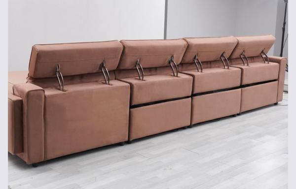 BN Furniture Sofa Italian Minimalist Scrub Sofa Leather Chair Sofa Chaise Corner Electric Functional Recliner Sofa