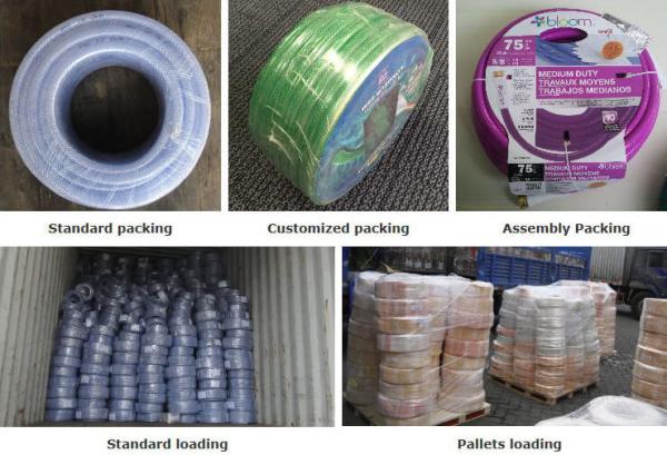 Flexible 1/2 PVC Fiber Reinforced Hose Braided Vinyling Tubing Clear Transparent Hose