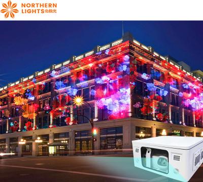 Projector Full Color Laser HD Projeção Holográfica de Edifícios Grandes