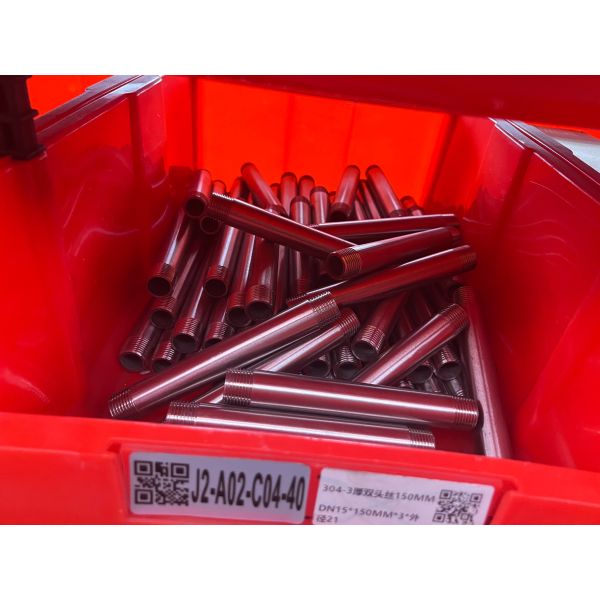 OEM ODM Stainless Steel Long Barrel Nipple Union Type Male SS Double Pipe Nipples