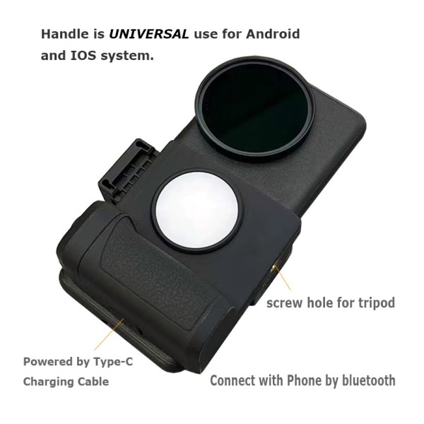 OEM Vegan Leather iPhone Case With 58mm Magnetic Filter Adapter And Shockproof Protection
