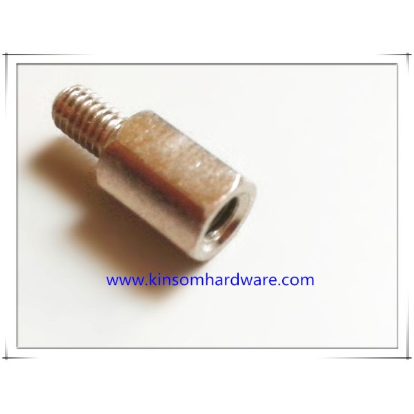 Special hexagon hollow step rivets nuts standoffs made for machining metal process
