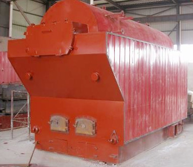 DZH Coal Fired Steam Boiler , Coal Hot Water Boiler Low Fuel Consumption