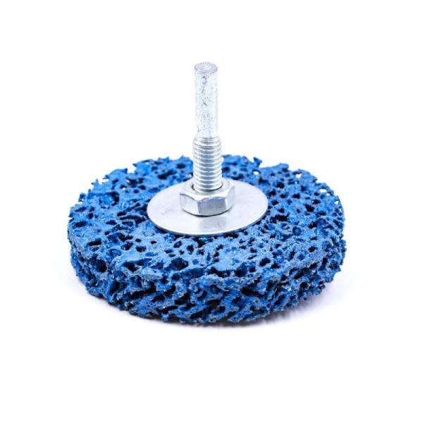 50mm 2inch 3inch 5-inch Durable Ceramic Cleaning Disc Black Strip Flap Wheels for Rust Removal Paint Flaking Polishing Shank