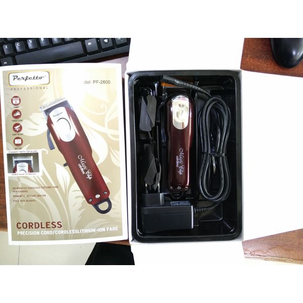 PF-805 Magnetic Clip 2200mAH Li ion Battery Rechargeable Hair Trimmer Hair Clipper