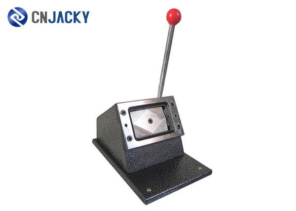 Heavy Duty Mini Manual Plastic Card Die Cutter , Employee Card Round Corner