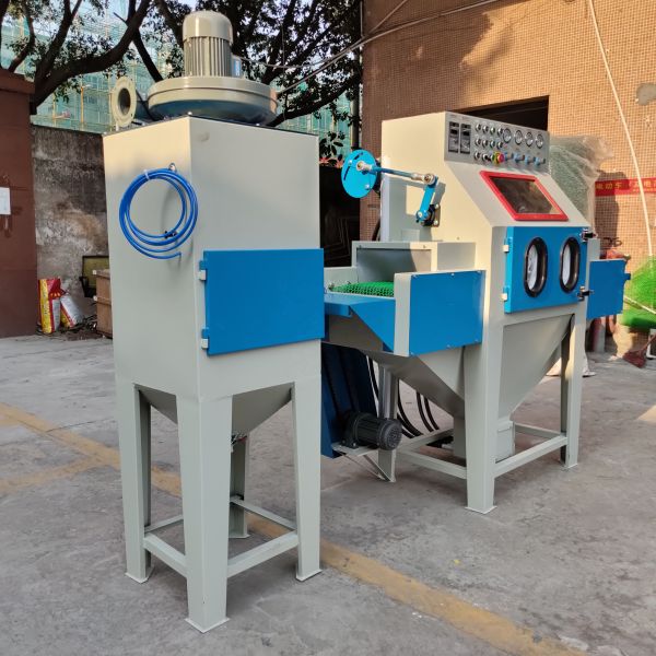 Hardware Small Conveyor Sandblasting Machine for Automatic Sandblasting Treatment