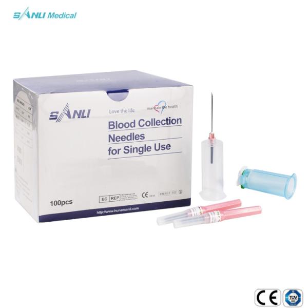 Pink 18G Blood Collection Needles 11/2'' 1.2x38mm Non Pyrogenic