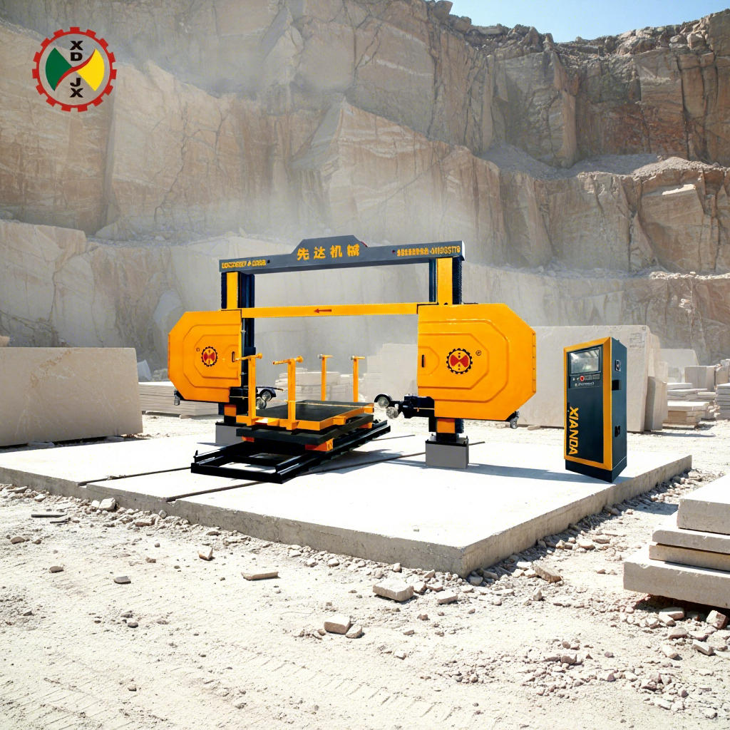 Smart CNC Diamond Wire Saw Stone Cutting Machine Bearing Four Spindle Linkage High Stability Engine High Safety for Granite