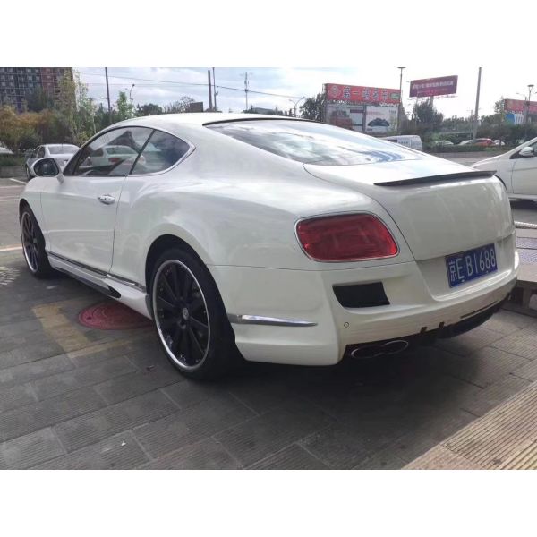 ODM White Bentley Continental Gt Body Kit WD Style Car Skirt Spoiler Body Kit
