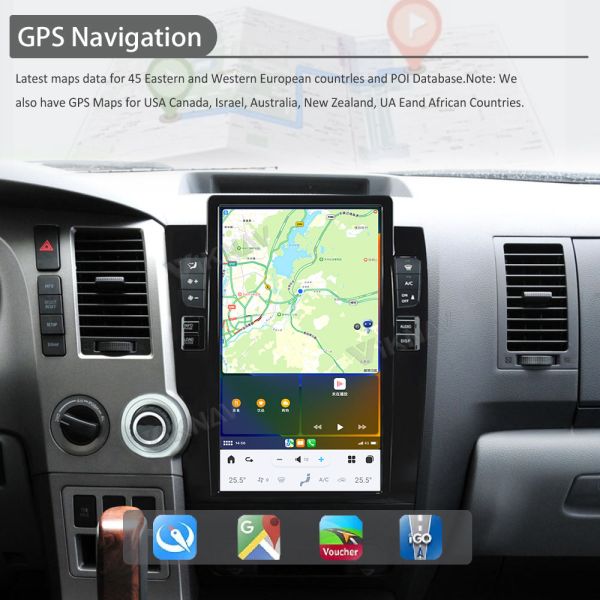 2007-2013 Toyota Tundra Радио стерео головный блок Carplay 13,6 дюйма OEM