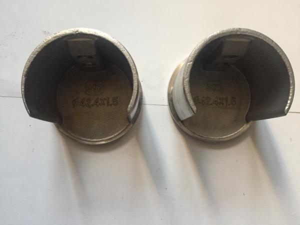 Tubo de aço inoxidável entalhado resistente à corrosão para a balaustrada de vidro