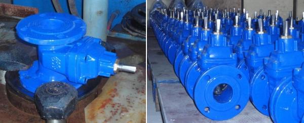 Bule Color Valve Epxoy Powder Coating Corrosion Resistant Environmental