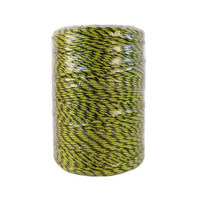 Portable Electric Fence Polywire, Electric Fence Wire with 9 Strands Stainless Steel Conductors for Reliable Conductivity, UV Rust Resistant