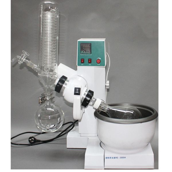 Вакуум 1L выгонки роторного испарителя лаборатории RE2000A фармацевтический мини