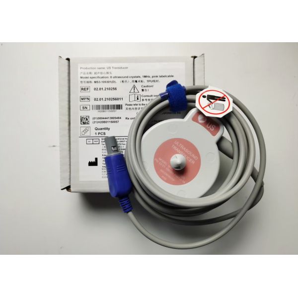 EDAN F6 Moniteur fœtal Transducteur MS3-109301 Double fente 4 broches étanche IPX8