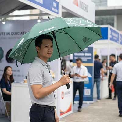 54-inch Promotional Umbrella Auto Open Straight Umbrella