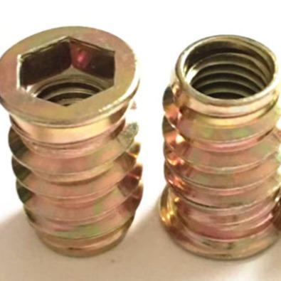 Stainless Steel 304 Wire Internal Thread Insert Threaded Screw Nuts For Wood