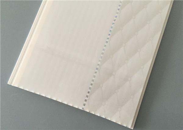 Side Silver Printing PVC Ceiling Tiles / Plastic Coated Ceiling Tiles Durable