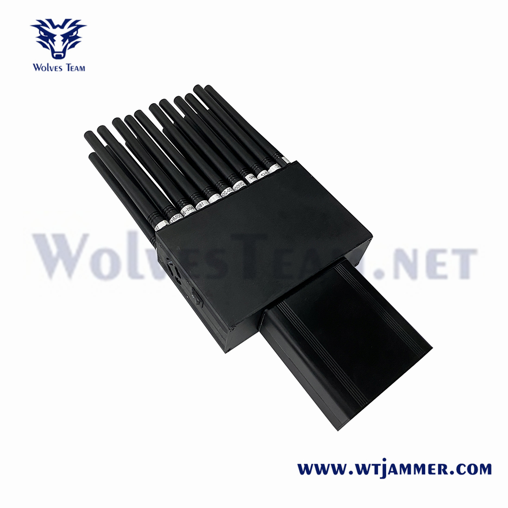 Jammer L1 L2 L5 Lojack 22 22W портативный WiFi GPS соединяет 2G 3G 4G 5G