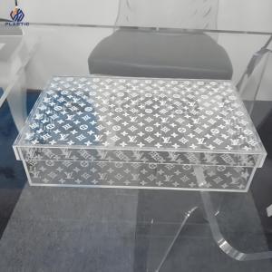 オーダーメイド ロゴ アクリル 収納箱 ヴァージン PMMA アクリル メイクアップ オーガナイザー ボックス