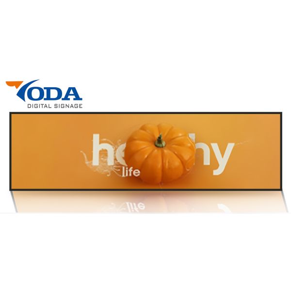 Stretched Bar LCD Advertising Display 300CD/M2 TFT LCD Display