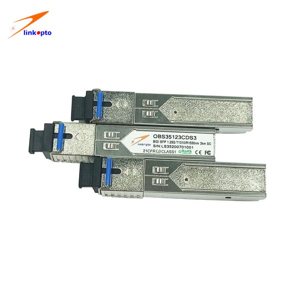 SC Ethernet 1.25G 3KM BIDI SFP Modules T1310 /R1550nm
