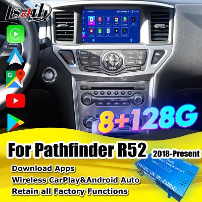 Lsailt 8GB Android Multimédia Interface para Nissan Pathfinder R52 2018-Patrol Carplay Android Auto Wireless Module